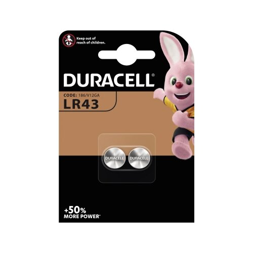 DURACELL Knopfzelle Alkaline LR43