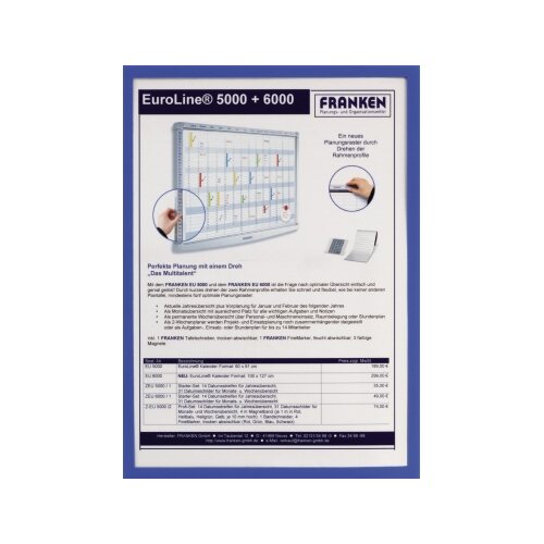 FRANKEN Dokumentenhalter Frame It X-tra!Line DIN A5 5 St./Pack.