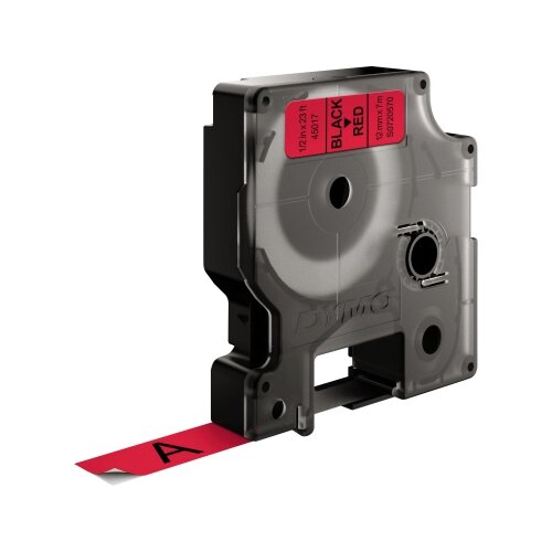 DYMO® Schriftbandkassette D1 12 mm x 7 m (B x L) rot