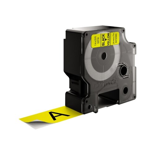 DYMO® Schriftbandkassette D1 24 mm x 7 m (B x L) Kunststoff, 100 % recycelt gelb