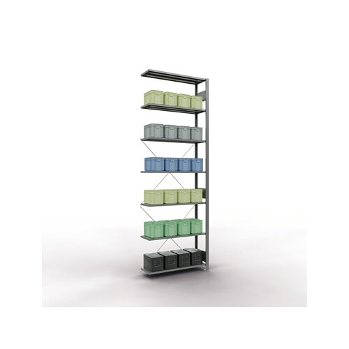 SCHULTE Anbauregal MULTIplus150 7 Fachböden