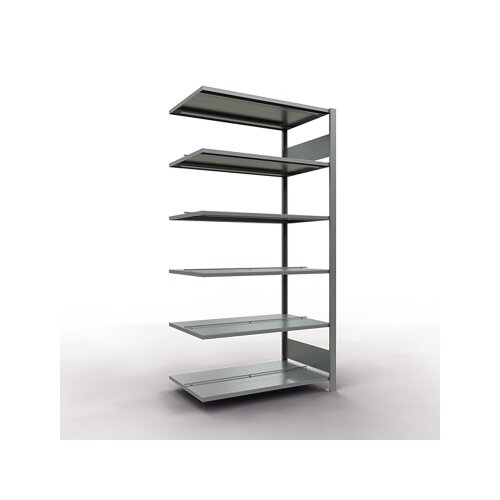 SCHULTE Anbauregal MULTIplus150 beidseitig verwendbar silber