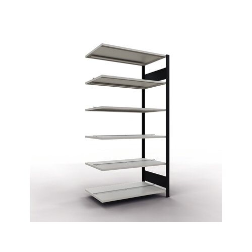 SCHULTE Anbauregal MULTIplus150 beidseitig verwendbar schwarz