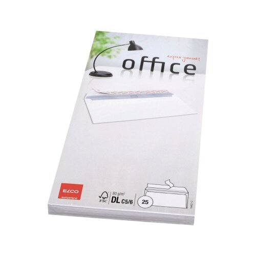 ELCO Briefumschlag Office DIN lang+ 25 St./Pack.