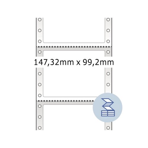 HERMA Endlosetikett 147,3 x 99,2 mm (B x H)