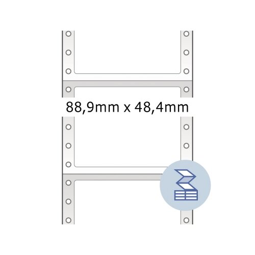 HERMA Endlosetikett 88,9 x 48,4 mm (B x H)