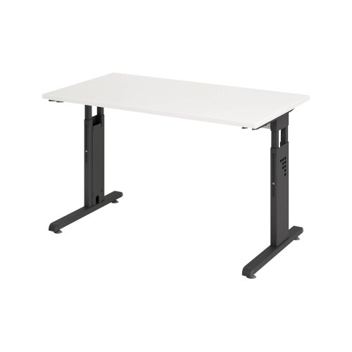 Hammerbacher Schreibtisch O-Serie mini 1.200 x 650-850 x 672 mm (B x H x T)