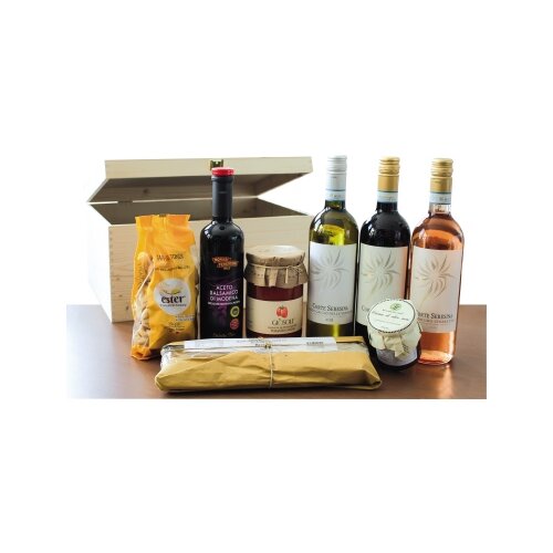 Präsentkorb Casetta Deliciosa, Neutralware