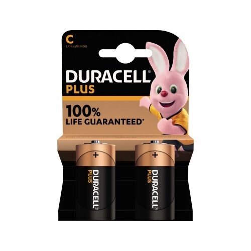 DURACELL Batterie Plus C/Baby