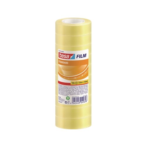 tesa® Klebefilm standard 15 mm x 33 m (B x L) 10 St./Pack.