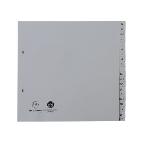 Exacompta A-Z Register Forever® DIN A4 halbe Höhe