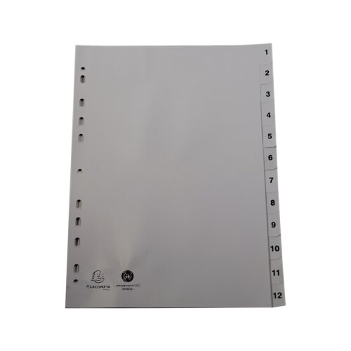 Exacompta Zahlenregister Forever® DIN A4 1-12