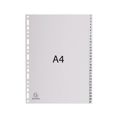 Exacompta Zahlenregister Forever® DIN A4 1-31