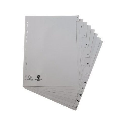 Exacompta Zahlenregister Forever® DIN A4 1-12