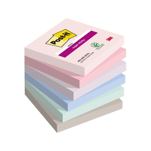 Post-it® Haftnotiz Super Sticky Notes Soulful Collection 76 x 76 mm (B x H)