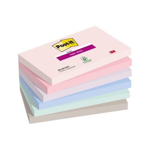 Post-it® Haftnotiz Super Sticky Notes Soulful Collection 127 x 76 mm (B x H)