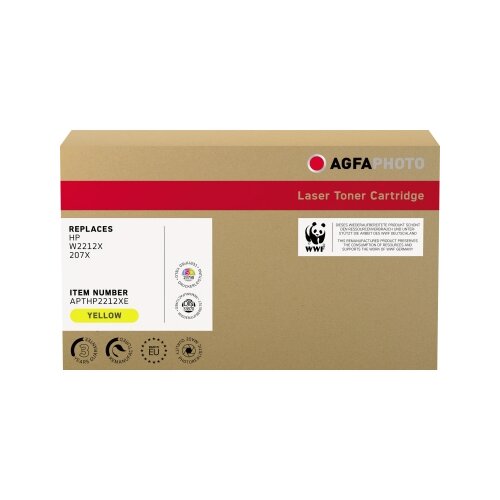 AgfaPhoto Toner Kompatibel mit HP 207X gelb