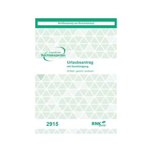 RNK Verlag Urlaubsantrag