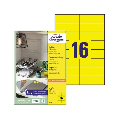 Avery Zweckform Universaletikett 105 x 37 mm (B x H)