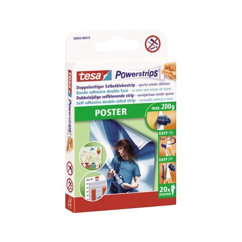 tesa® Klebepad Powerstrips® Poster