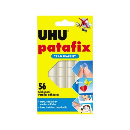 UHU® Klebepad patafix TRANSPARENT