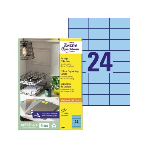 Avery Zweckform Universaletikett 70 x 37 mm (B x H)