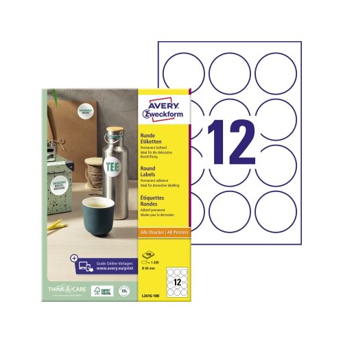 Avery Zweckform Universaletikett 60 mm