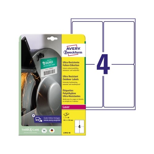 Avery Zweckform Folienetikett 99,1 x 139 mm (B x H)