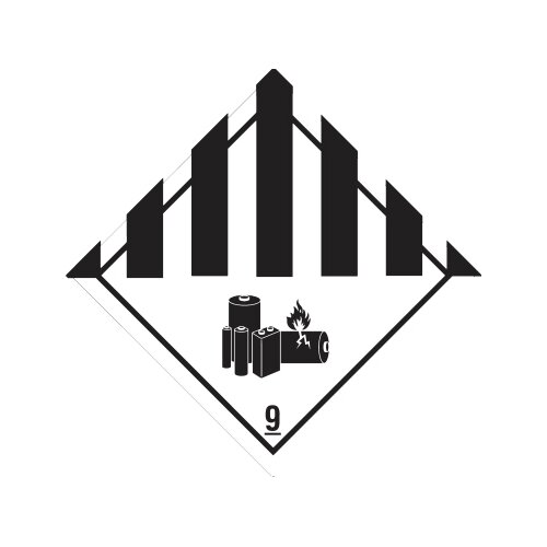 DR-Label Hinweisetikett Gefahrgutklasse 9