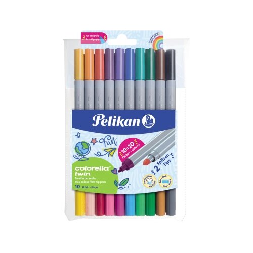 Pelikan Fasermaler Colorella twin® C304 10 St./Pack.