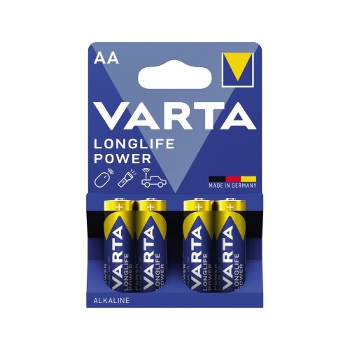 Varta Batterie Longlife Power AA/Mignon 2.970 mAh 4 St./Pack.