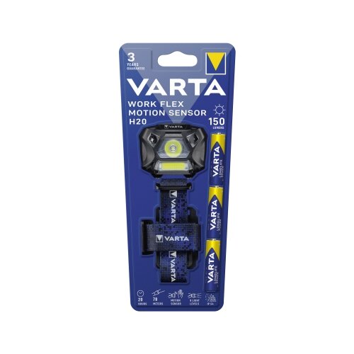 Varta Stirnlampe Work Flex® Motion Sensor H20