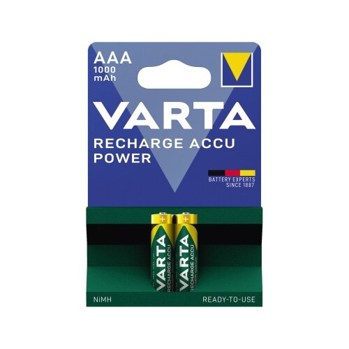 Varta Akku Recharge Accu Power AAA/Micro 2 St./Pack.