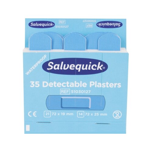 Salvequick Nachfüllset Pflasterspender detectable