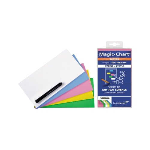 Legamaster Moderationsfolie Magic-Chart Notes 20 x 10 cm (B x H) 500 St./Pack.