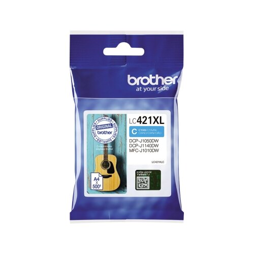 Brother Tintenpatrone LC-421XLC cyan
