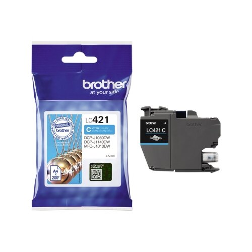 Brother Tintenpatrone LC-421C cyan