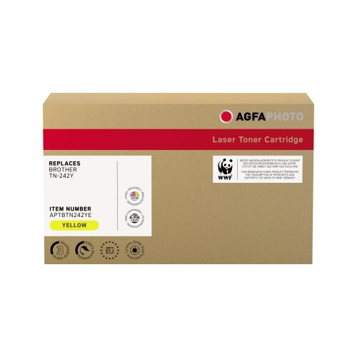 AgfaPhoto Toner Kompatibel mit Brother TN-242Y gelb