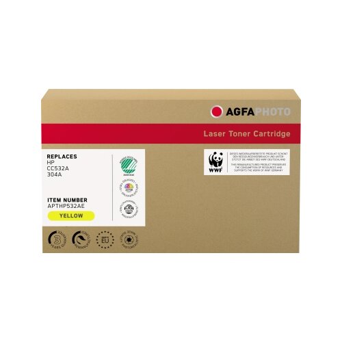 AgfaPhoto Toner Kompatibel mit HP 304A gelb