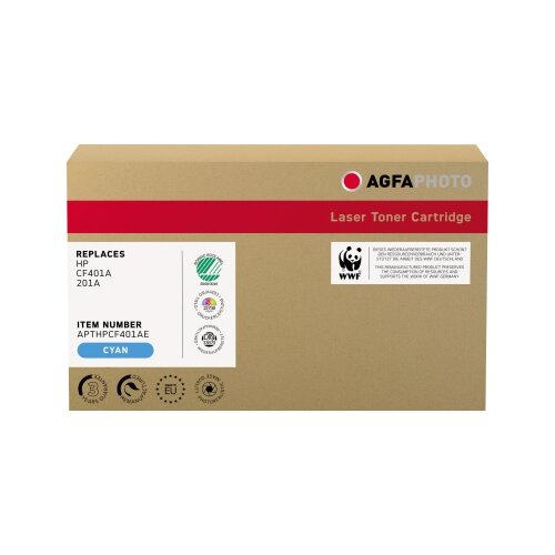 AgfaPhoto Toner Kompatibel mit HP 201A cyan