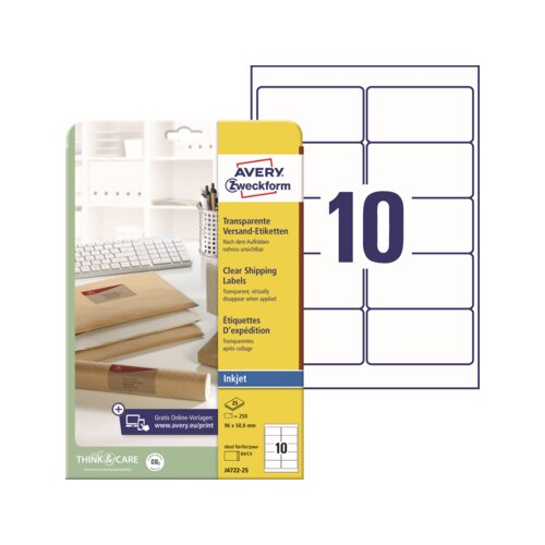Avery Zweckform Adressetikett QuickPEEL™ 96 x 50,8 mm (B x H)