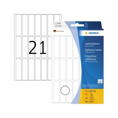 HERMA Universaletikett 13 x 50 mm (B x H)