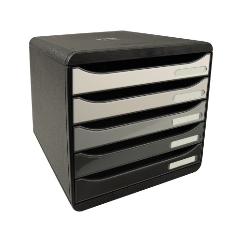 Exacompta Schubladenbox BIG-BOX plus Shades of grey