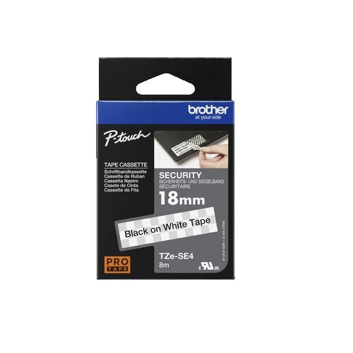 Brother Schriftbandkassette P-touch TZe-SE4 18 mm x 8 m (B x L)