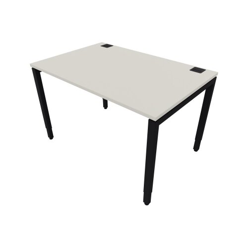 NowyStyl Schreibtisch 1.200 x 640-860 x 800 mm (B x H x T) schwarz