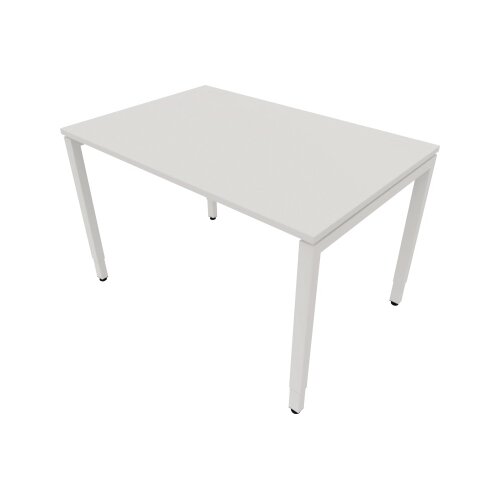NowyStyl Schreibtisch 1.200 x 640-860 x 800 mm (B x H x T) weiß