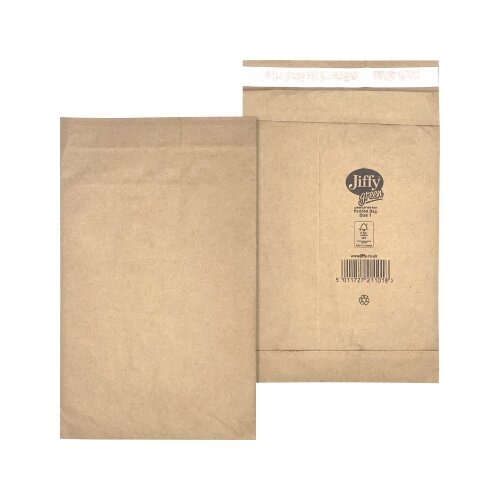 Jiffy® Papierpolstertasche Nr. 1 100 St./Pack.