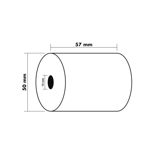 Exacompta Additionsrolle 57 mm x 20 m (B x L)