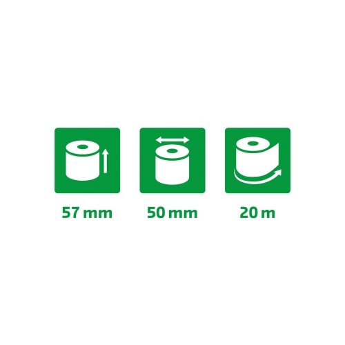 Exacompta Additionsrolle 57 mm x 20 m (B x L)