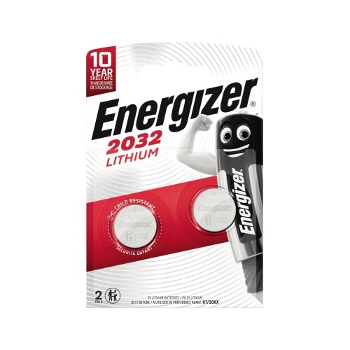 Energizer® Knopfzelle Lithium CR2032 235 mAh 2 St./Pack.